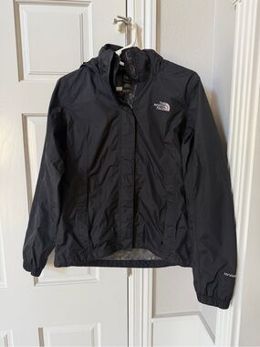 The North Face Black Hooded Waterproof Jacket